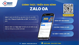 HDN chính thức triển khai kênh Zalo OA