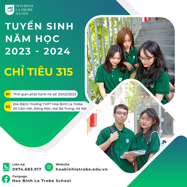 THÔNG BÁO TUYỂN SINH VÀO 10, NĂM HỌC 2023-2024