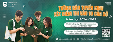 THÔNG BÁO TUYỂN SINH THEO PHƯƠNG THỨC XÉT TUYỂN ĐIỂM THI VÀO 10 CỦA SỞ