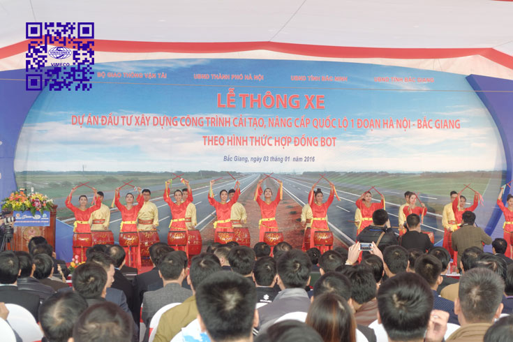 Hanoi-Bac Giang National Road 1 opened to traffic