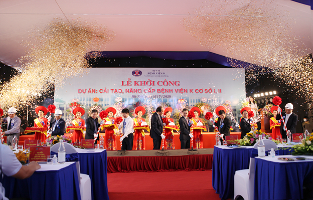 VIMECO - VINACONEX vinh dự là nhà thầu thi công Dự án đầu tư nâng cấp, cải tạo Bệnh viện K cơ sở I, II