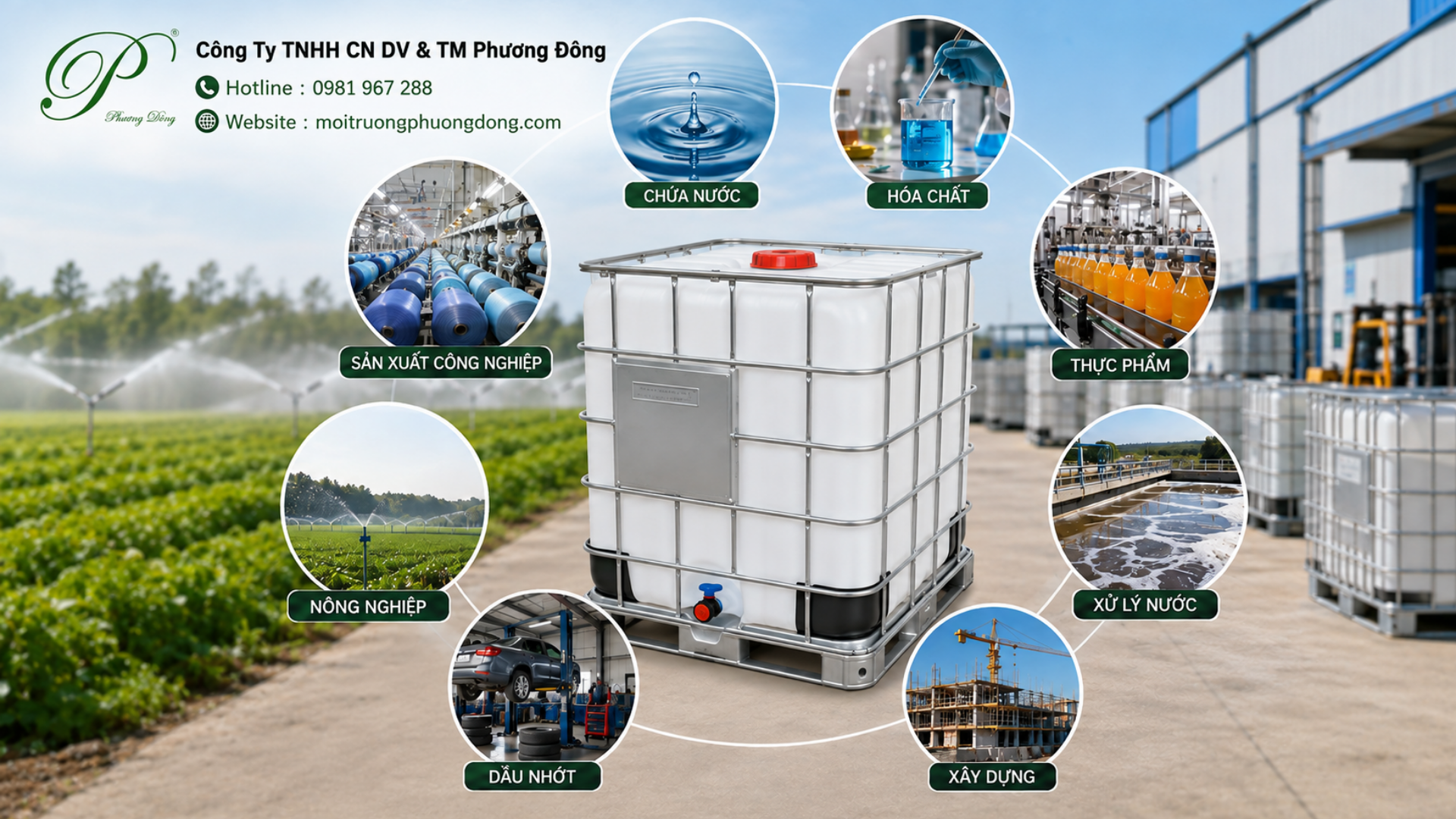 101 công dụng cách dùng tank nhựa 1000L