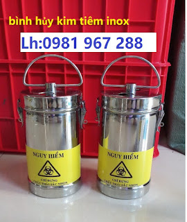 Hộp kim tiêm inox 2 lít y tế 