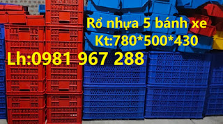 Sóng nhựa hở 5 bánh xe 
