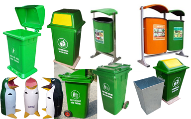 Các mẫu thùng rác tại trường học 