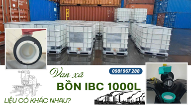 Mua bồn nhựa vuông 1000L nên chọn van lá hay van bi?