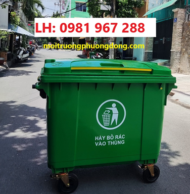 Thùng rác cỡ to 660L
