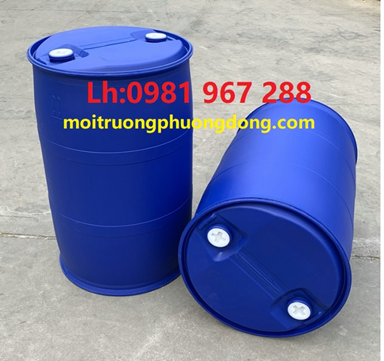 Phuy nhựa nắp kín 220 lít 
