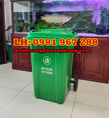Thùng rác nhựa 80L Đặc điểm và ứng dụng 