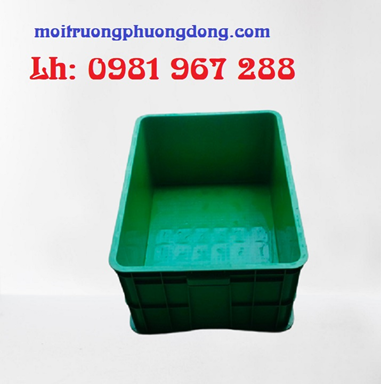 Sóng nhựa đặc 2T5 ,rổ nhựa công nghiệp HS017