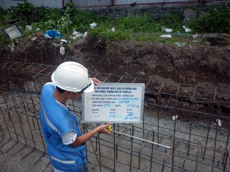 Thi công cọc khoan nhồi và tường vây tại GP Complex - 1A Phùng Chí Kiên 6