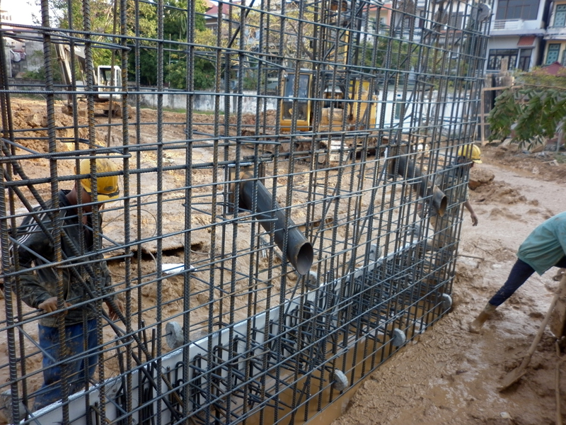 Thi công cọc khoan nhồi và tường vây tại GP Complex - 1A Phùng Chí Kiên 8