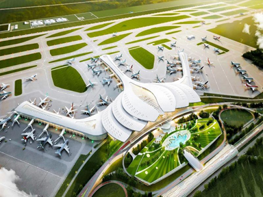 Sân bay Quốc tế Long Thành - Đảm bảo an toàn, tiến độ trong mùa mưa 2024 | Tiến độ tháng 8/2024